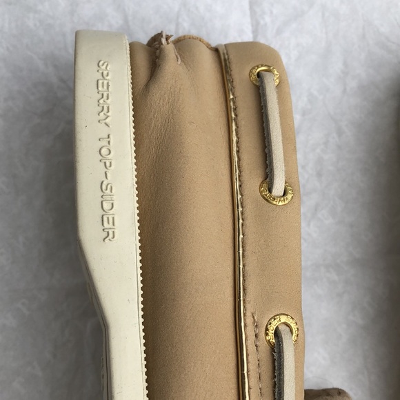 SPERRY Top-Sider A/O Light Yellow Size 6M - Picture 7 of 8